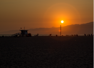 LA Los Angeles Sunset Beach Sun